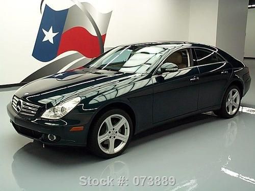 2006 mercedes-benz cls500 sunroof nav climate seats 58k texas direct auto