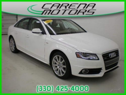 Warranty free clean carfax one owner white used 2012 2.0 s line led