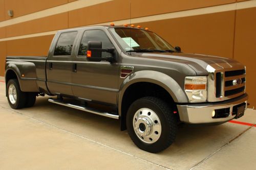 08 ford f450 lariat 4x4 offroad crew cab diesel 4wd exhaust delete one owner