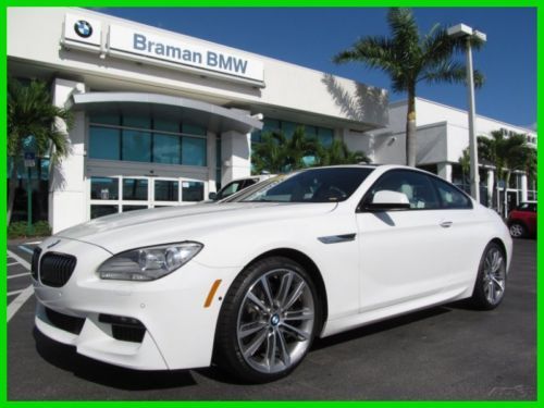 13 alpine white 640-i turbo 3l i6 coupe *driver assistance / executive package
