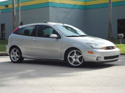 Zx3 rare svt 6 speed hatchback silver over black and red interior