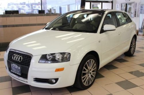 4dr hb fwd 2.0l cd turbocharged leather moon roof sunroof white warranty alloy