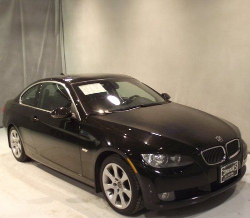 2007 07 bmw 328xi coupe black/black 3.0 liter auto awd 3-series 69k miles 2owner