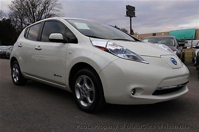 7-days *no reserve* &#039;11 leaf sl 100% electric car nav back-up warranty hid light