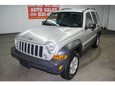 06 jeep liberty sport crd diesel 4x4 one owner no reserve