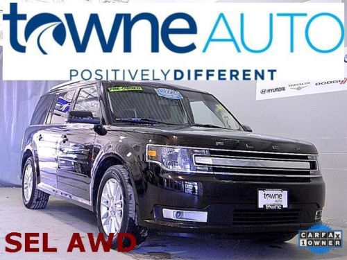 2014 ford flex sel awd 3rd row  1 owner no accidents