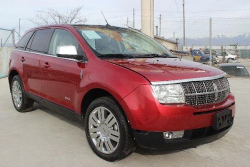 2008 lincoln mkx awd damaged clean title runs! good cooling loaded wont last!!