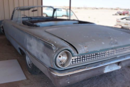 1961 Galaxie Sunliner Convertible  Solid Desert car . NO RESERVE !   60 62 63, image 2