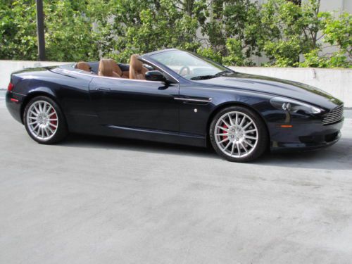 2007 aston martin db9 volante in caspian blue with only 36,465 miles!