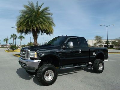 Ford f250 ext cab 4x4 xlt 6" lifted on 35's custom paint 7.3 liter turbo diesel