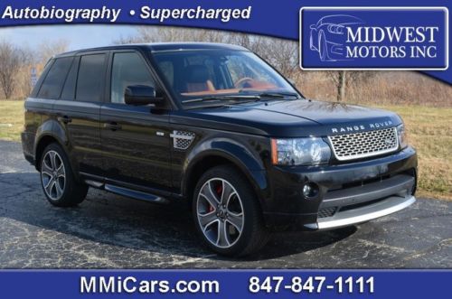 2013 range rover sport sc supercharged autobiography black certified 2014
