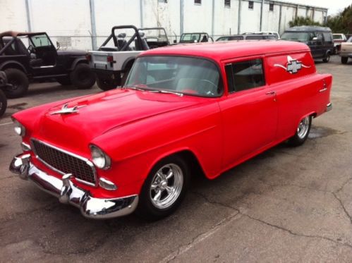 1955 chevrolet sedan delivery wagon cool street rod classic muscle car