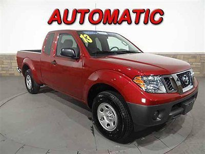Nissan frontier s low miles automatic gasoline 2.5l i4 fi dohc 16v cayenne red [