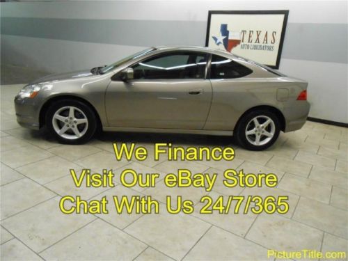 04 rsx type-s coupe leather sunroof 6 speed we finance texas
