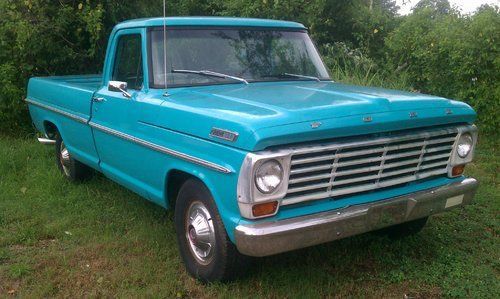 Green 1967 ford f-100 352cuin v8