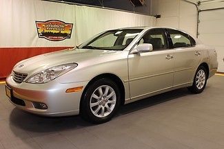 2004 lexus es 330 sunroof navigation one owner silver heated leather we finance