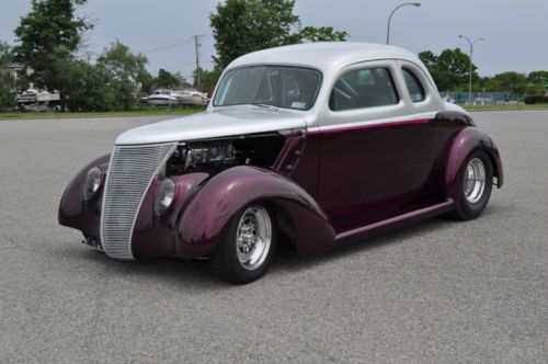 Gleaming 1937 ford coupe all steel a very high quality award winning masterpiece