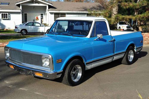 Super restored 1971 chevy c10 c/k cheyenne fleetside 350/350 ps pdb 12bolt clean