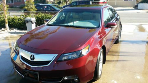 Like new acura tl with low mileage.. gorgeous burgundy exterior color.
