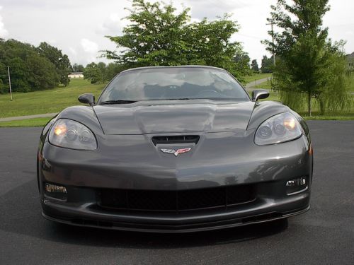 2009 chevrolet corvette z-06 cyber gray-3-lz package-navigation-prem. wheels