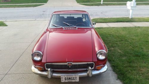 Good condition 1969 mgb gt coupe with electronic overdrive