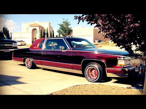 1984 cadillac fleetwood brougham coupe 2-door lowrider