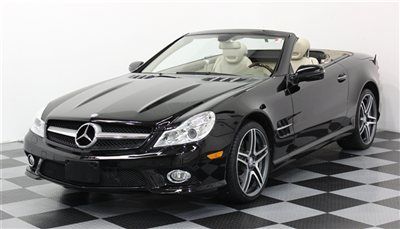 Sl550 black/tan 19 inch wheels keyless go a/c seats neck scarf hk park distance