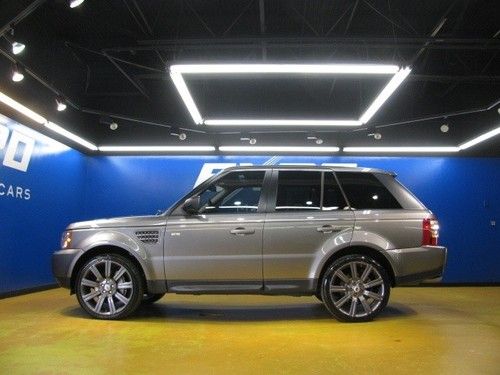 Land rover range rover sport supercharged awd 22 inch wheels navigation xenon