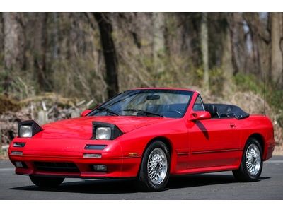 1990 mazda rx-7 convertible 5speed manual low miles rare loaded serviced