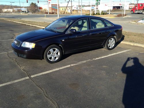 2002 audi a6 base sedan 4-door 3.0l fwd low miles!