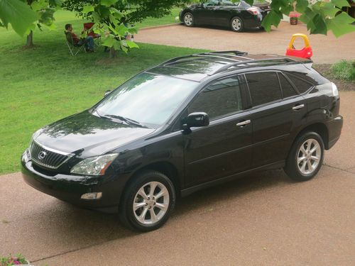 2009 lexus rx350-all wheel drive, black/black, fully loaded, lexus maintained