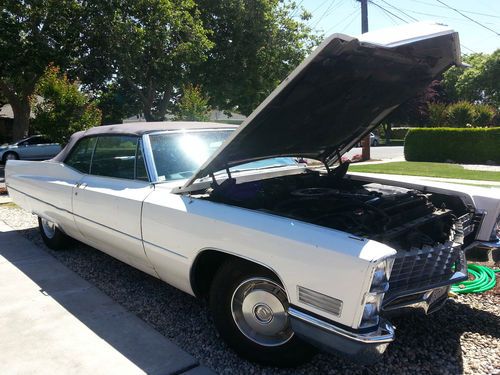 1967 cadillac deville base convertible 2-door 7.0l