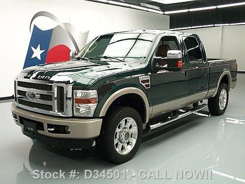 2008 ford f-250 king ranch diesel 4x4 htd leather 48k texas direct auto