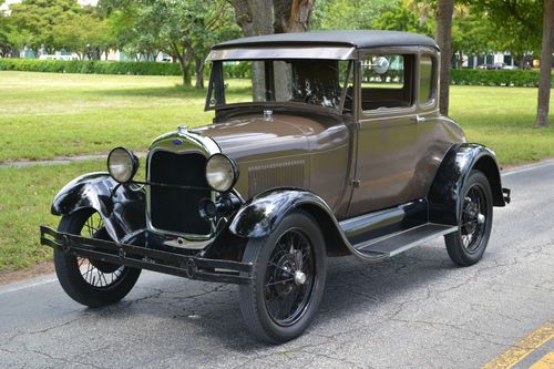 1929 ford model a coupe rumble seat