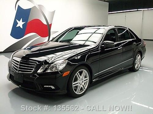 2010 mercedes-benz e550 sport p2 sunroof nav rear cam!! texas direct auto