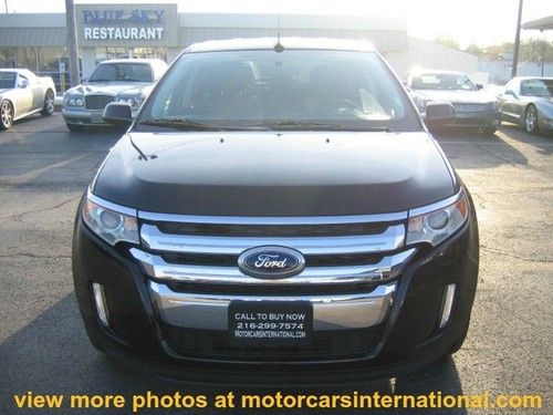2013 ford edge 4x4 heated leather back up camera chrome sony xm cd history 11 12