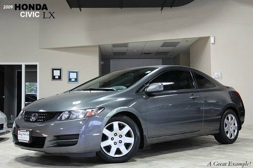 2009 honda civic lx coupe one owner! only 61k miles! cd power windows keyless $$