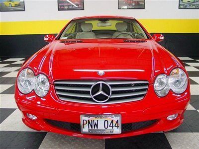 2003 mercedes sl500 roadster, red, only 26k miles, new tires