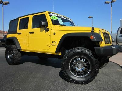 2008 jeep wrangler unlimited four door 4x4 lifted suv~off road~custom~pro comp