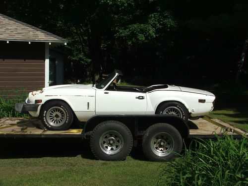 Find used 1979 TRIUMPH SPITFIRE--RUNS STRONG--BOXES OF EXTRA PARTS