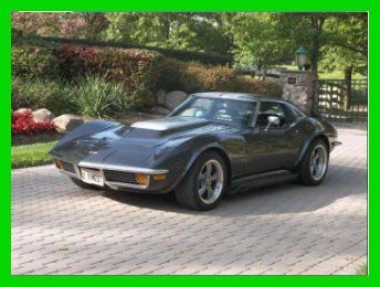 1970 chevy corvette lt-1 coupe 4-speed manual 396sb stroker leather gray