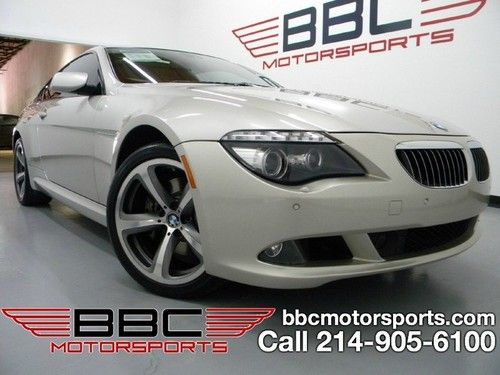 2008 bmw 650i coup heads-up display navi roof night vision clean carfax