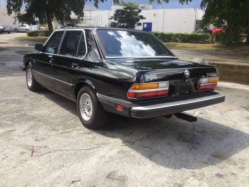 1988 bmw 528e e28 daily driver california car rare 5-speed black - super eta