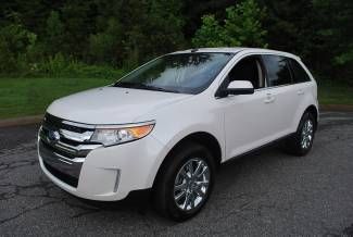 2013 ford edge limited white/black leather 5k miles like new in and out