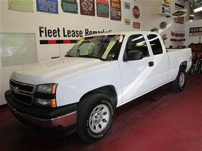 No reserve 2007 chevrolet silverado 1500 w/t, 1 owner off corp.lease