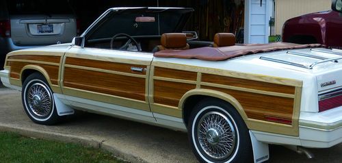 1983 chrysler lebaron woody convert,87,000 miles,like new cond.