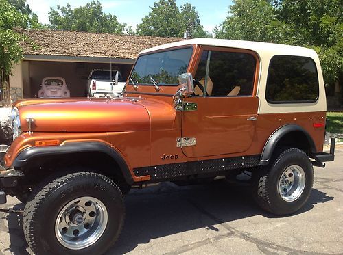 Cherry 1978 cj-7 golden eagle with factory crome and amc winch automatic 304