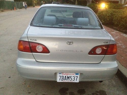 2001 toyota corolla ce, 4dr, automatic 1.8, ac, stereo