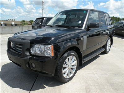 2007 range rover hse  black/tan navigation, heated/cooled seats export ok low $$