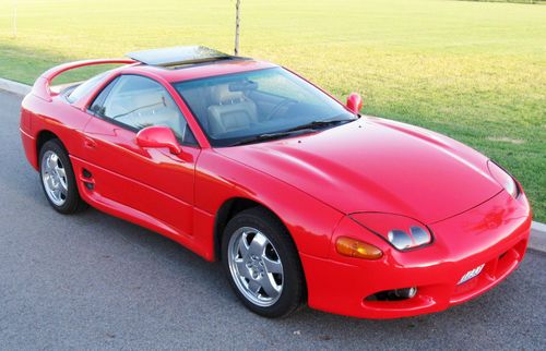 1997 mitsubishi 3000gt sl manual 5 speed coupe red 2-door sun roof power 3.0l